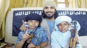 الرجل وابنائه