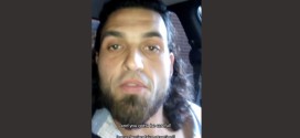 صورة للإرهابي كما ظهر بالفيديو