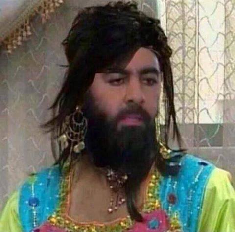 الصورة التى نشرت لأبو بكر البغدادى