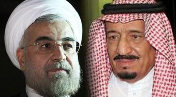 الملك سلمان ورئيس إيران