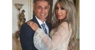 إيمان أبو طالب ، وزوجها محمد سمير