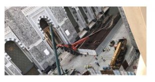 الحرم المكي أثناء سقوط الرافعة