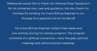 كهنة وشعب إيبارشية ملبورن