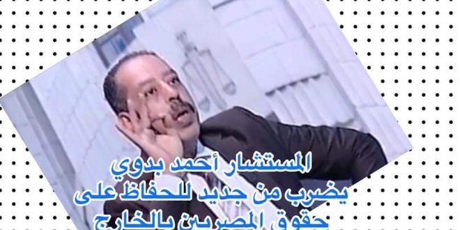 المستشار أحمد بدوى